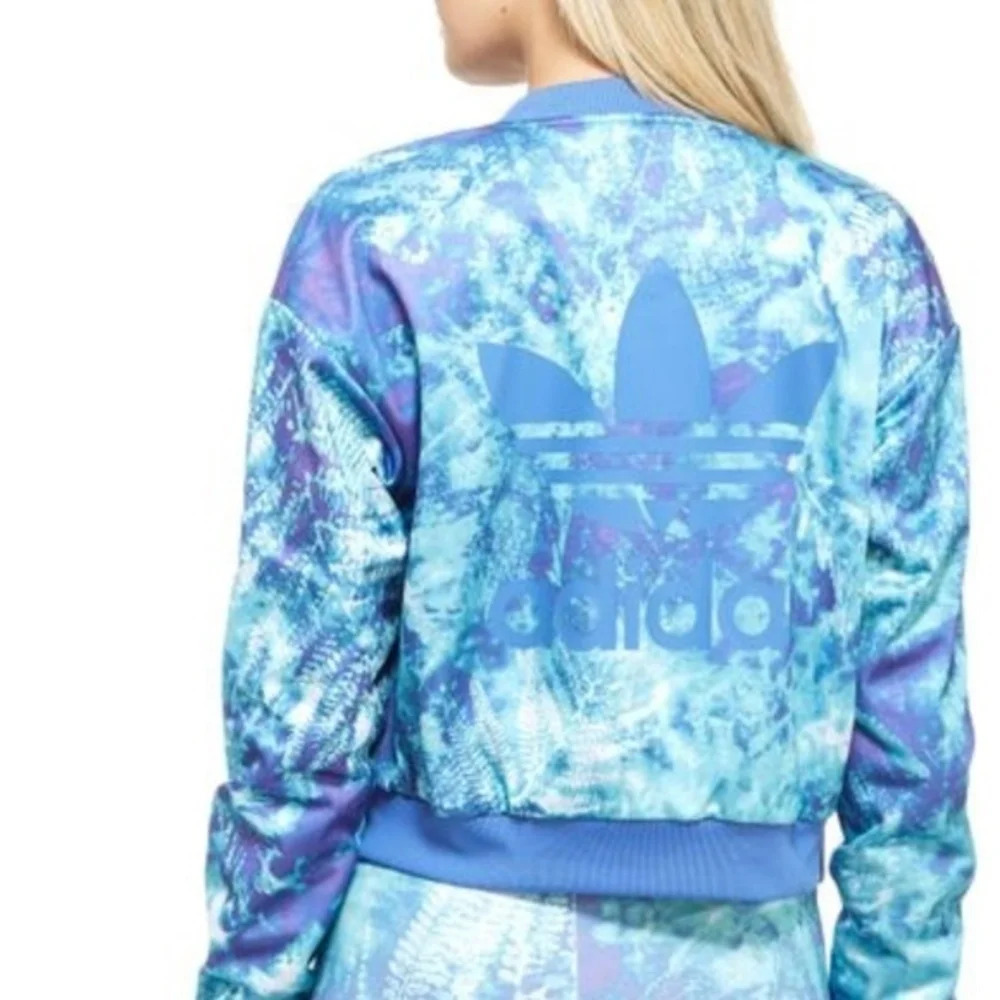 Adidas Ocean Elements Blue Track Jacket Small - image 8